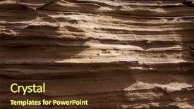  Presentation with stone cross - Amazing PPT theme having path following a mountain ridge disapears in fog scene on mt robert new zealand backdrop and a light gray colored foreground