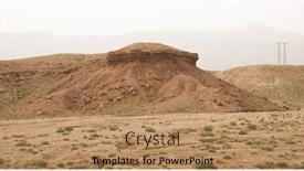  Presentation with stone - Presentation with stone-on-atlas-mountain background and a coral colored foreground