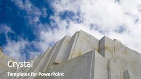  Presentation with stone quarry - Presentation theme having stone quarry - marble background and a gray colored foreground