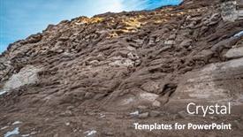  Presentation with rock stone - Presentation enhanced with stone-rock-in-the-andes background and a gray colored foreground