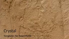  Presentation with mayan - Audience pleasing theme consisting of stone-stele-with-an-ancient backdrop and a coral colored foreground