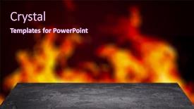  Presentation with stone - Theme enhanced with stone-surface-against-background background and a wine colored foreground