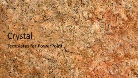  Presentation with rock stone - Beautiful presentation theme featuring stone tablets - granite rock background backdrop and a coral colored foreground