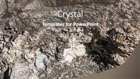  Presentation with rock stone - Slide set consisting of stone-texture-of-rock-close background and a gray colored foreground