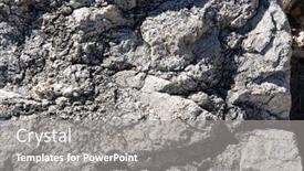  Presentation with rock stone - Slide deck having stone-texture-of-rock-close background and a gray colored foreground