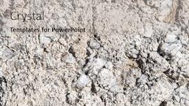  Presentation with rock stone - Presentation theme with stone-texture-of-rock-close background and a light gray colored foreground