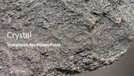  Presentation with rock stone - Presentation theme consisting of stone-texture-of-rock-formations background and a gray colored foreground