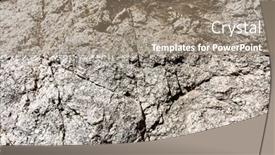  Presentation with rock stone - PPT theme enhanced with stone-texture-of-rock-formations background and a coral colored foreground