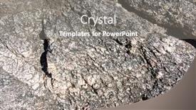  Presentation with rock stone - Presentation design consisting of stone-texture-of-rock-formations background and a gray colored foreground