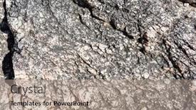  Presentation with rock stone - PPT theme featuring stone-texture-of-rock-formations background and a mint green colored foreground