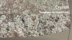  Presentation with rock stone - Theme having stone-texture-of-rock-formations background and a gray colored foreground
