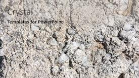  Presentation with rock stone - Presentation theme featuring stone-texture-of-rock-formations background and a light gray colored foreground