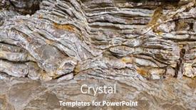  Presentation with rock stone - Slide set consisting of stone-texture-on-rock background and a coral colored foreground