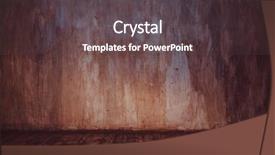  Presentation with stone age - Presentation theme enhanced with stone wall and wooden floor background and a dark gray colored foreground