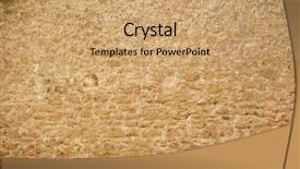  Presentation with castle wall - Cool new PPT layouts with stone wall background backdrop and a coral colored foreground