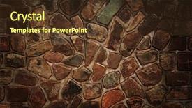  Presentation with build - Presentation design enhanced with stone wall may used background and a tawny brown colored foreground