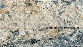  Presentation with stone - PPT theme featuring stone-wall-or-grunge-stone background and a mint green colored foreground