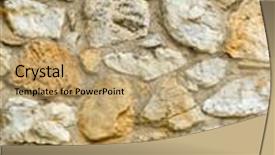  Presentation with diversity - Cool new presentation with stone wall symbol photo for background diversity crafts backdrop and a coral colored foreground
