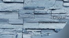  Presentation with old brick wall texture - Cool new presentation theme with stone-wall-texture-background-background backdrop and a  colored foreground