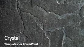  Presentation with old stone age - Cool new slide set with stone wall with paint almost black with traces of old age backdrop and a dark gray colored foreground