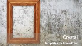  Presentation with old photo - Audience pleasing PPT theme consisting of u s national flag backdrop and a dark gray colored foreground.