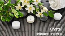  Presentation with paper towel roll - Cool new presentation with stones candle lying on gardenia backdrop and a gray colored foreground