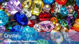  Presentation with stones - Beautiful PPT layouts featuring stones for jewellery as background backdrop and a teal colored foreground
