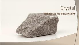  Presentation with yellow beige light brown travertine - PPT theme featuring stones-platform-podium-on-beige background and a cream colored foreground