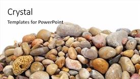  Presentation with medical pill medicine white blue - PPT layouts featuring stones rivers - pile of pebbles isolated background and a white colored foreground