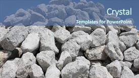  Presentation with rocks - Colorful slide deck enhanced with stones rivers - rocks backdrop and a ocean colored foreground