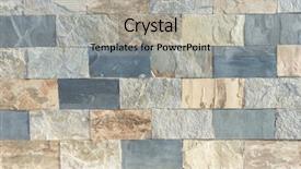  Presentation with sand - Cool new theme with stones tiles - details of sand stone texture backdrop and a light gray colored foreground