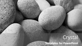  Presentation with stones - Colorful theme enhanced with stones backdrop and a gray colored foreground