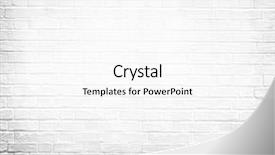  Presentation with paint white brick wall - Colorful PPT theme enhanced with stonework technology color diagonal backdrop and a white colored foreground