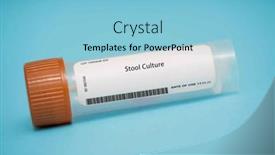  Presentation with coli - PPT theme consisting of stool-culture-this-test background and a  colored foreground