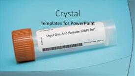  Presentation with gastrointestinal - Presentation theme enhanced with stool-ova-and-parasite-op background and a light blue colored foreground