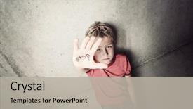  Presentation with abuse child - Slides consisting of christmas concept beautiful smiling young asian woman in santa claus costume using credit card shopping on line isolated on white background background and a light gray colored foreground