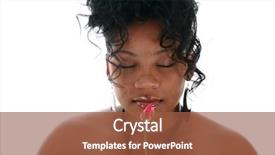  Presentation with smell - Audience pleasing theme consisting of stop and smell the roses backdrop and a tawny brown colored foreground