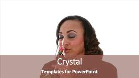  Presentation with smell - PPT layouts having stop and smell the roses background and a violet colored foreground