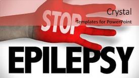  Presentation with epilepsy - Amazing presentation having stop epilepsy backdrop and a coral colored foreground