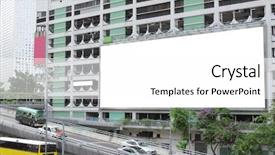  Presentation with medical job advertisement - Presentation theme featuring stop motion - large advertisement blank background and a white colored foreground