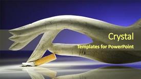  Presentation with stop smoking - Colorful theme enhanced with stop smoking campaign poster smoking poster - dynamic low angle photo conceptual backdrop and a tawny brown colored foreground