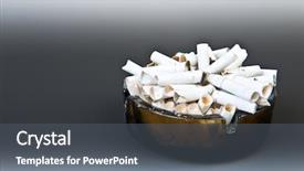  Presentation with stop smoking - Presentation theme having stop smoking today abstract healthy backgrounds for your design background and a dark gray colored foreground