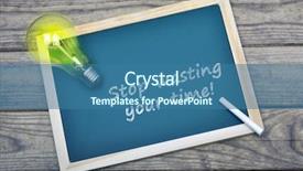  Presentation with time wasting - PPT theme with stop wasting your time text background and a ocean colored foreground