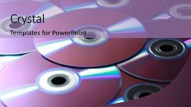  Presentation with storage - Amazing slide deck having storage blu ray - dvd background backdrop and a light blue colored foreground