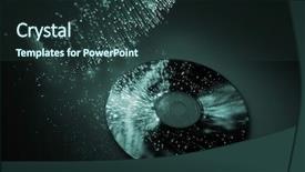  Presentation with optical - Audience pleasing presentation consisting of storage blu ray - fiber optical backdrop and a tawny brown colored foreground