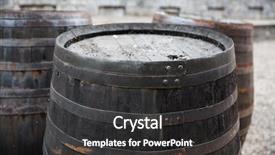  Presentation with storage - Audience pleasing theme consisting of storage container and object concept - close up of old wooden barrel outdoors backdrop and a dark gray colored foreground