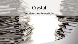  Presentation with gray - Theme consisting of storage folders - gray folder isolated on white background and a light gray colored foreground