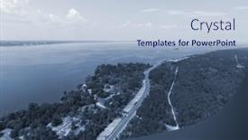 Presentation with hydroelectric - Beautiful presentation featuring storage-pool-of-hydroelectric-station backdrop and a lemonade colored foreground