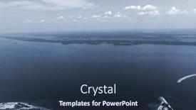  Presentation with hydroelectric - Presentation theme having storage-pool-of-hydroelectric-station background and a tawny brown colored foreground