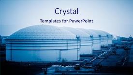  Presentation with chemical plant - Amazing theme having storage tank - chemical plant toned iamges zhaijiang backdrop and a sky blue colored foreground